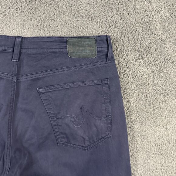 AG Adriano Goldschmied Pants Mens 34x34 Blue Protege Straight Leg Chino Preppy - Picture 10 of 16